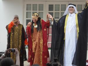 Enactment of traditional wedding